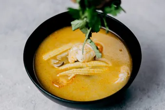 Corn, jalapeno spinach soup